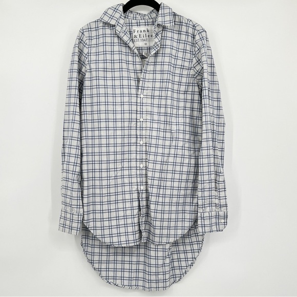 Frank & Eileen Grayson Shirt size XS Woven in Italy long sleeve button down - Picture 1 of 5